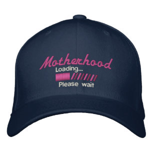Gorra Bordada Carga de maternidad, por favor, espere