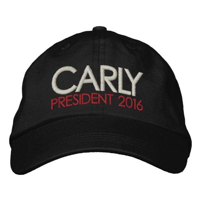 Gorra Bordada CARLY FIORINA Presidente 2016 (Anverso)