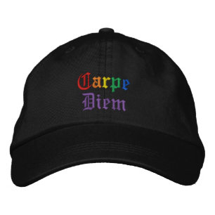 Gorra Bordada Carpe Diem - Orgullo