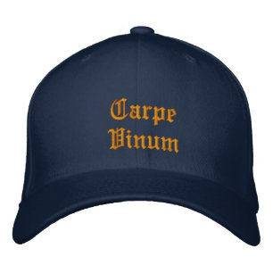 Gorra Bordada Carpe Vinum (Sieze the Wine)