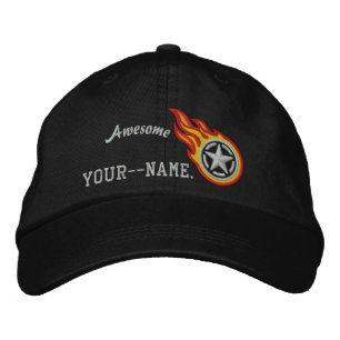 Gorra Bordada Carreras de esténcil de estrella personalizada lla