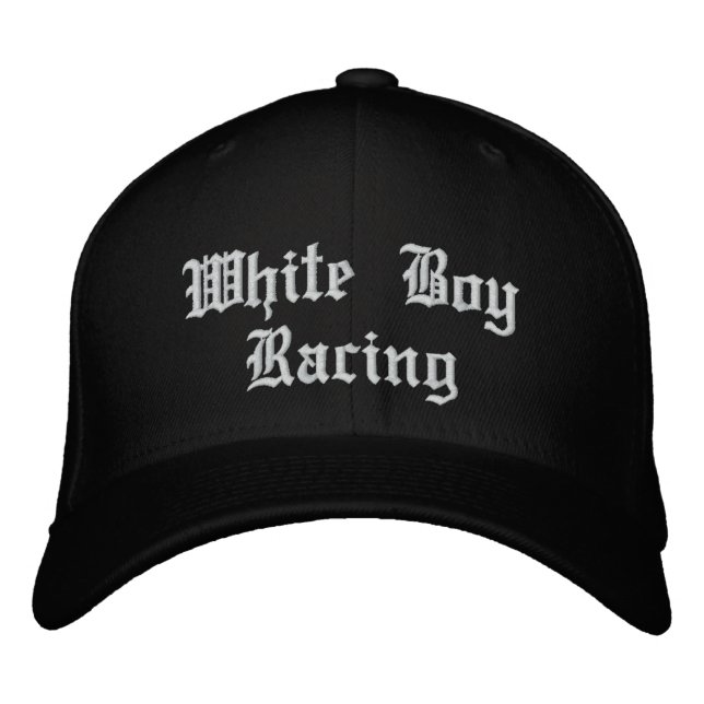Gorra Bordada Carreras WhiteBoy (Anverso)