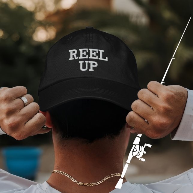 Gorra Bordada Carrete de Pesca Personalizado Regalo para Pescado (Subido por el creador)