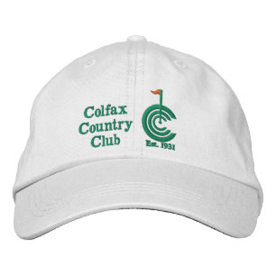 Gorra Bordada Casquillo ajustable de la tela cruzada del club de
