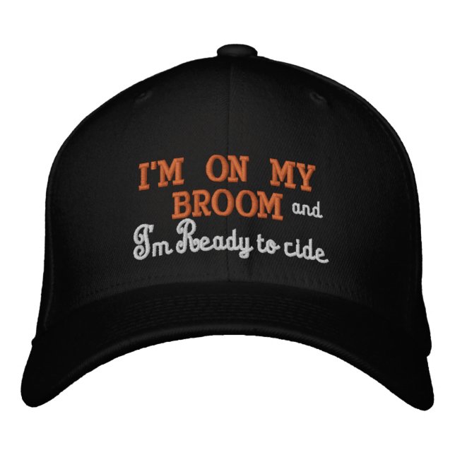 Gorra Bordada Casquillo bordado de Halloween (Anverso)