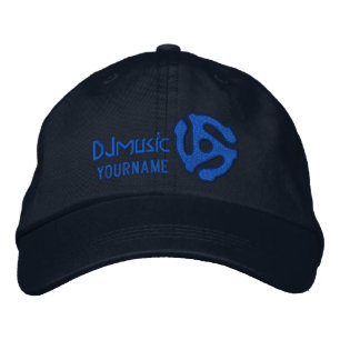 Gorra Bordada Casquillo bordado DJ personalizado espaciador de