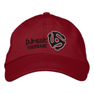 Gorra Bordada Casquillo bordado DJ personalizado espaciador de