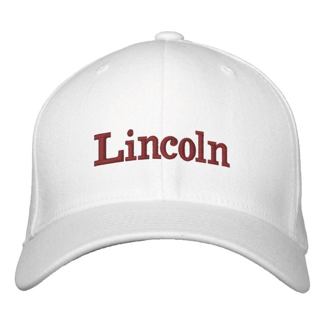 Gorra Bordada Casquillo de Lincoln (Anverso)