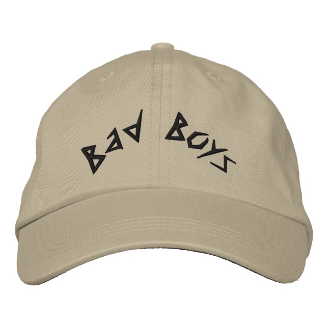 Gorra Bordada Casquillo de los chicos malos bordados (Anverso)