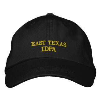 Gorra Bordada Casquillo del este de Tejas IDPA