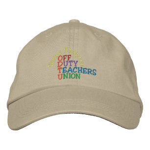 Gorra Bordada Casquillo fuera de servicio de los profesores por 