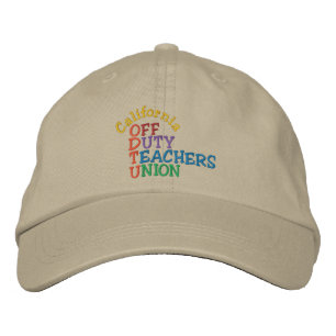 Gorra Bordada Casquillo fuera de servicio de los profesores por 
