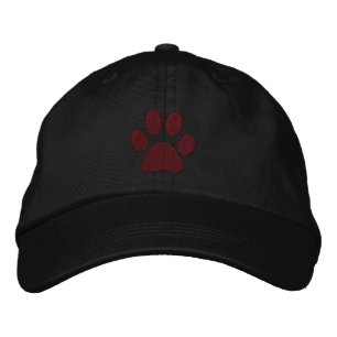 Gorra Bordada Casquillo marrón de la pata