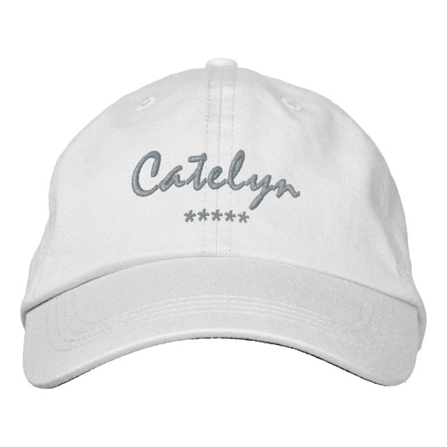 Gorra Bordada Catelyn Name (Anverso)