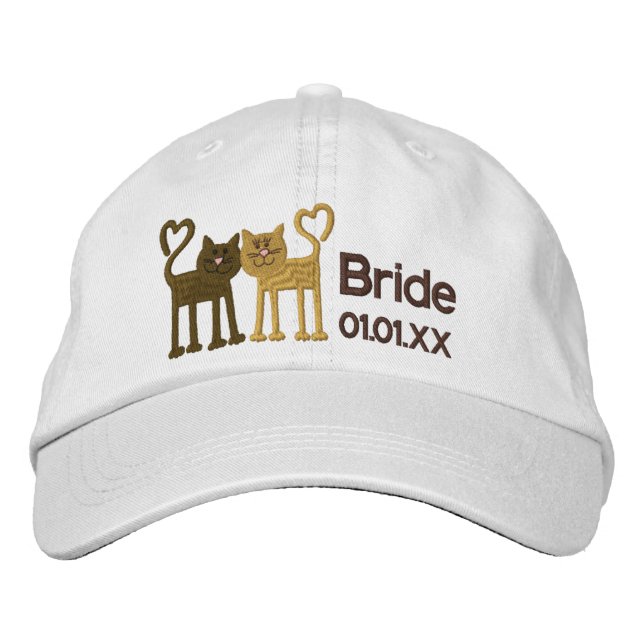 Gorra Bordada Cats de amor (Anverso)