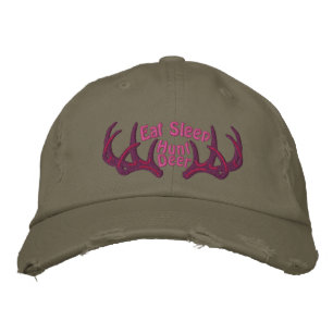 Gorra Bordada Caza de sueño de comer