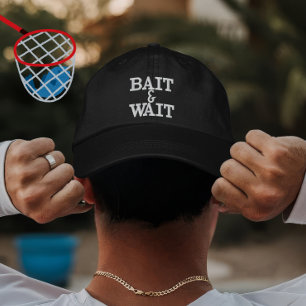 Gorra Bordada Cebos Personalizados Regalo de Pesca Diseño de Esp