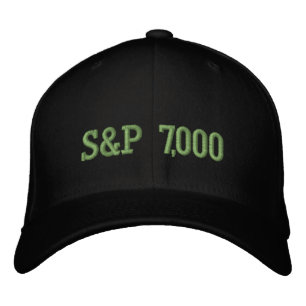 Gorra Bordada Celebración del Índice de Bolsa de Nivel 7.000 de