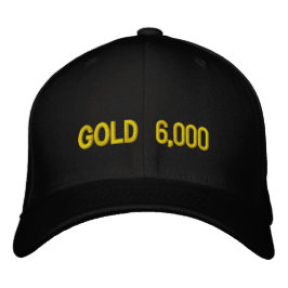 Gorra Bordada Celebración del Mercado de Oro $6,000