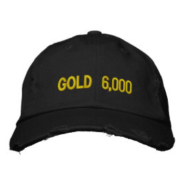 Gorra Bordada Celebración del Mercado del Oro $6,000