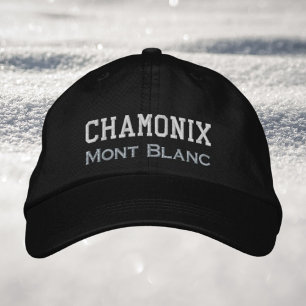 Gorra Bordada Chamonix France Mont Blanc vacaciones de invierno