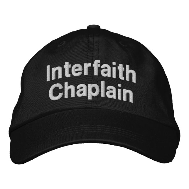 Gorra Bordada Chaplain Hap interreligioso (Anverso)