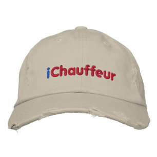 Gorra Bordada ¡Chauffeur, Personalizar Yo!