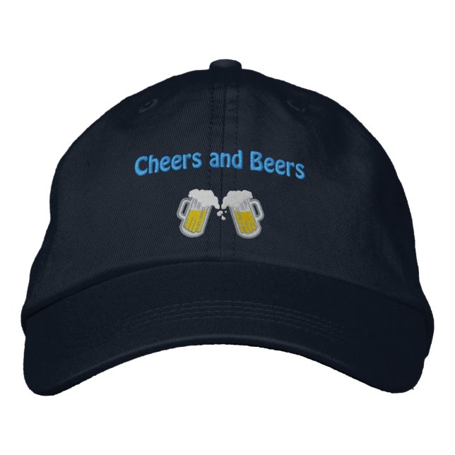 Gorra Bordada Cheers y Beers (Anverso)