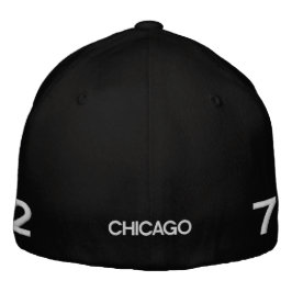 Gorra Bordada Chicago Cap: CHI Chicago 312 & 773 White Text