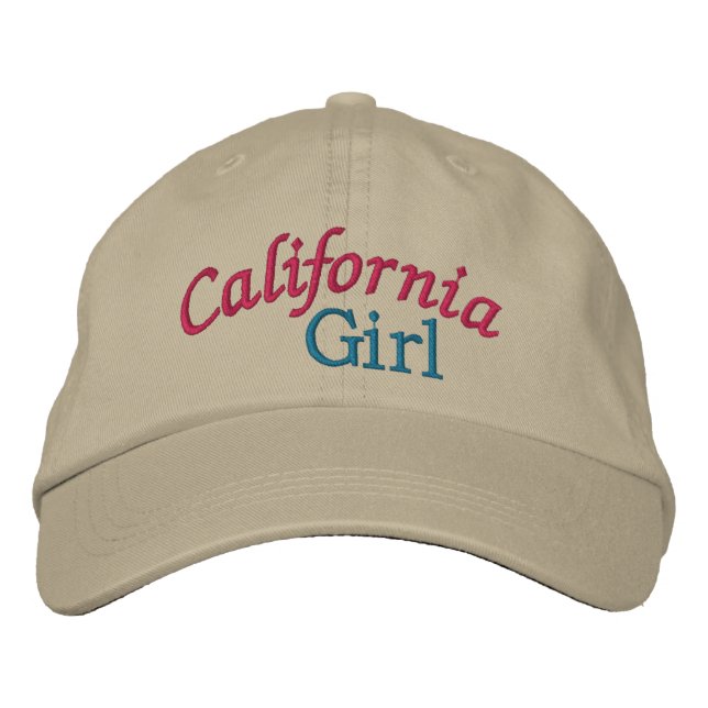 Gorra Bordada Chicas de Cap - California (Anverso)