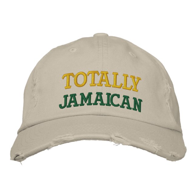 Gorra Bordada Chino Cap de Jamaica (Anverso)
