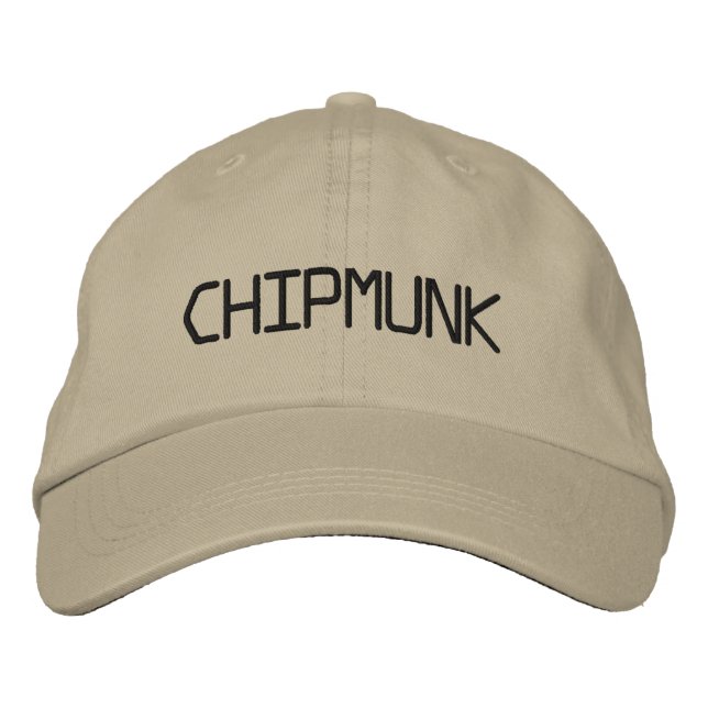 GORRA BORDADA CHIPMUNK (Anverso)
