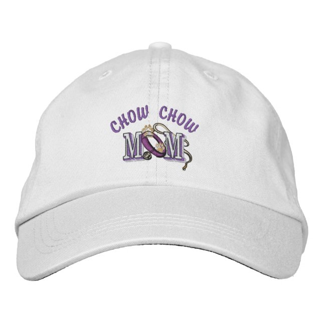 Gorra Bordada Chow Chow Dog Mom (Anverso)