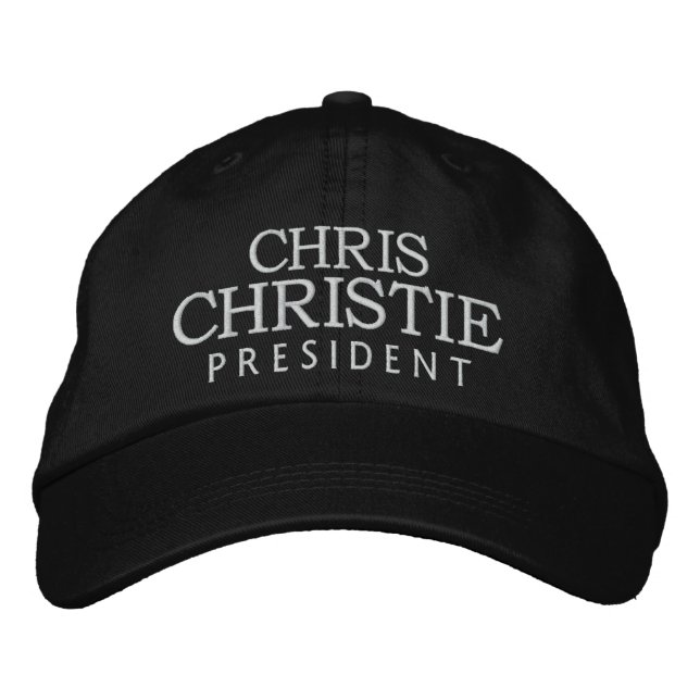 Gorra Bordada Chris Christie 2012 (Anverso)