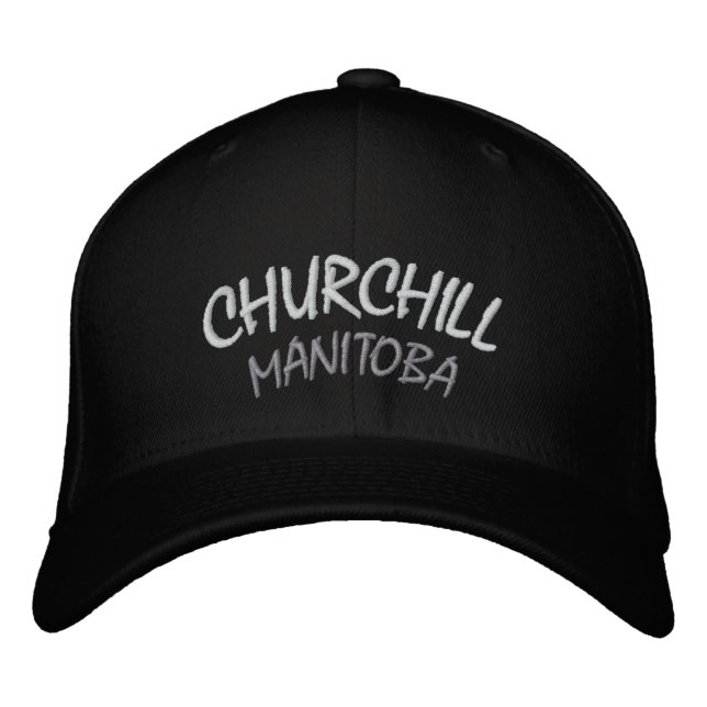 Gorra Bordada Churchill Souvenir Cabo de béisbol con cubierta bo (Anverso)