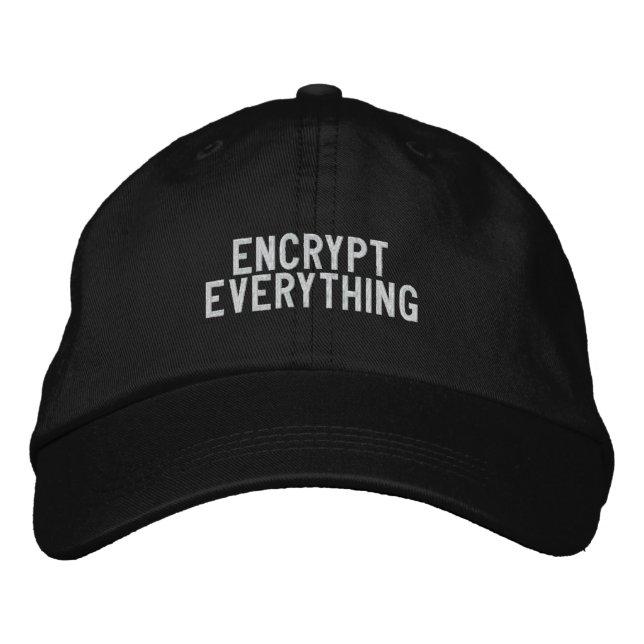 Gorra Bordada cifrar todo (Anverso)
