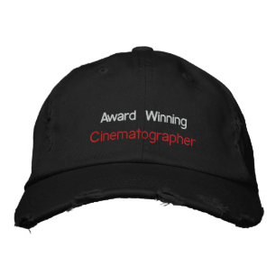 Gorra Bordada Cinematógrafo ganador de un premio