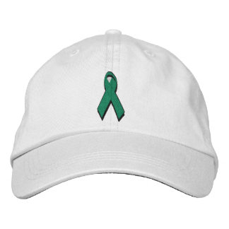 Gorra Bordada cinta de conciencia verde