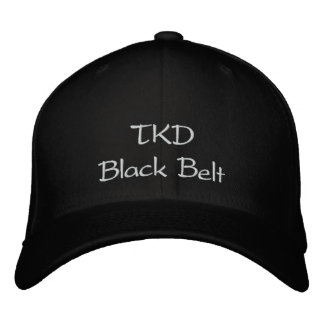 Gorra Bordada Cinturón negro TKD