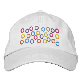 Gorra Bordada Círculos coloridos Puntos de Polka