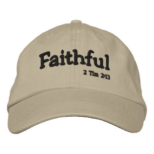 Gorra Bordada Cita bíblica fiel Personalízala