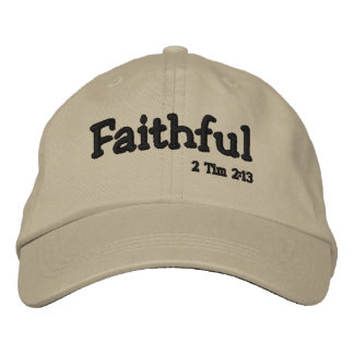 Gorra Bordada Cita bíblica fiel Personalízala
