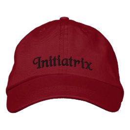 Gorra Bordada Cita corta de Iniciatrix Negro rojo seductor
