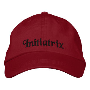 Gorra Bordada Cita corta de Iniciatrix Negro rojo seductor