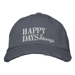 Gorra Bordada Cita positiva de días felices cosecha de cosecha a