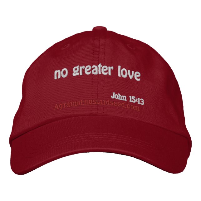 Gorra Bordada Citas de la Biblia (Anverso)