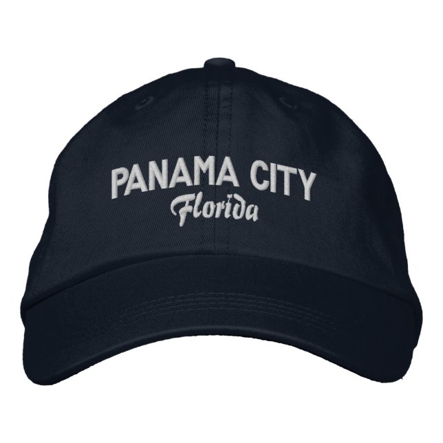 Gorra Bordada Ciudad de Panamá: Sombrero de Béisbol Embrogado en (Anverso)