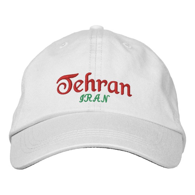 Gorra Bordada Ciudad de Teherán Irán (Anverso)