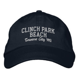 Gorra Bordada Clinch Park Beach Traverse City MI Baseball Hat