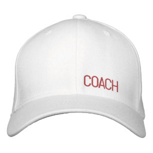 Gorra Bordada COACH Deportivo Equipo NOMBRE Colores Escolares Si